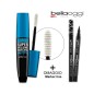 Mascara Bomb Volume waterproof + Eyeliner Marker Liner BELLA OGGI
